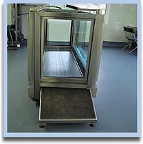 The aquatic treadmill at cherrytree hydrotherapy canine rehabilitation for dogs kent london